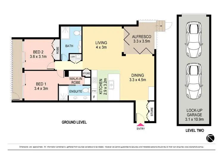 Floorplan of Homely apartment listing, 103/100 Glover Street, Mosman NSW 2088