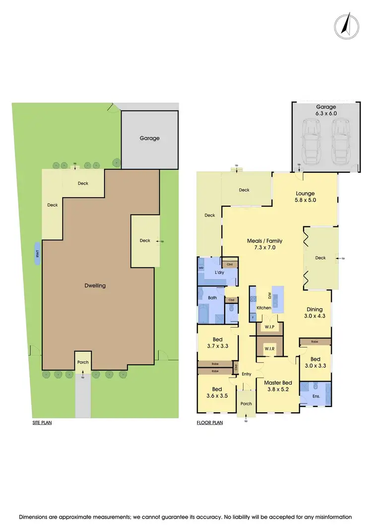 Floorplan of Homely house listing, 34 Warrawong Circuit, Doreen VIC 3754