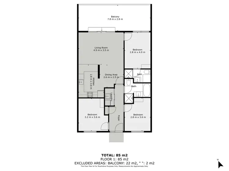 Floorplan of Homely apartment listing, 11/35 Clyde Street, Jindabyne NSW 2627