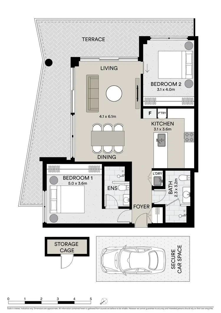 Floorplan of Homely apartment listing, 205/22 Smallwood Avenue, Homebush NSW 2140