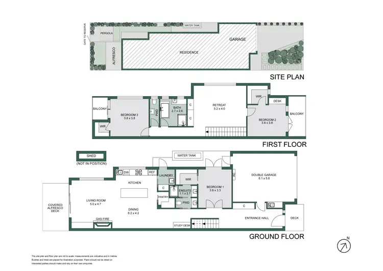 Floorplan of Homely townhouse listing, 6A Kubis Avenue, Aspendale VIC 3195