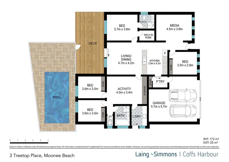 Floorplan of Homely house listing, 3 Treetop Place, Moonee Beach NSW 2450
