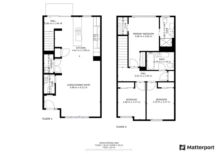 Floorplan of Homely townhouse listing, 228 Carnival Boulevard, Berwick VIC 3806