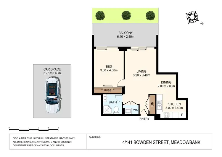 Floorplan of Homely apartment listing, 4/141 Bowden Street, Meadowbank NSW 2114