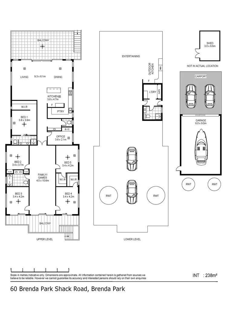 Floorplan of Homely house listing, 60 Brenda Park Shack Road, Brenda Park SA 5320