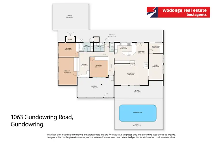 Floorplan of Homely rural property listing, 1063 Gundowring Road, Gundowring VIC 3691
