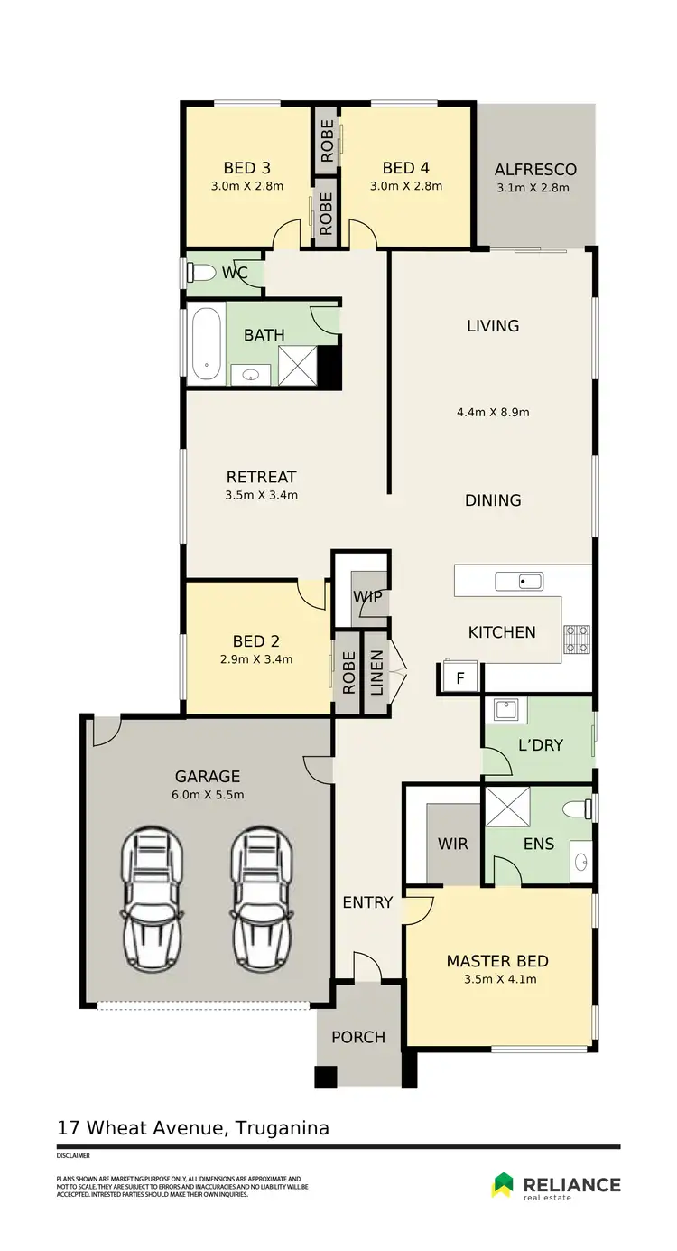 Floorplan of Homely house listing, 17 Wheat Avenue, Truganina VIC 3029