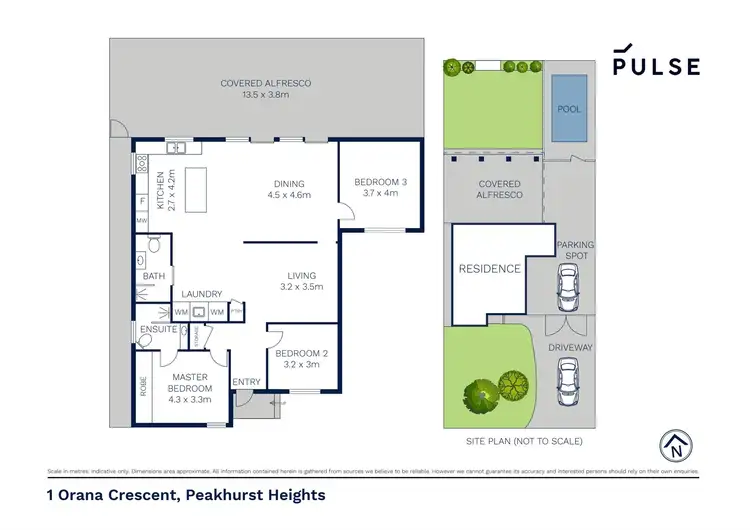 Floorplan of Homely house listing, 1 Orana Crescent, Peakhurst Heights NSW 2210