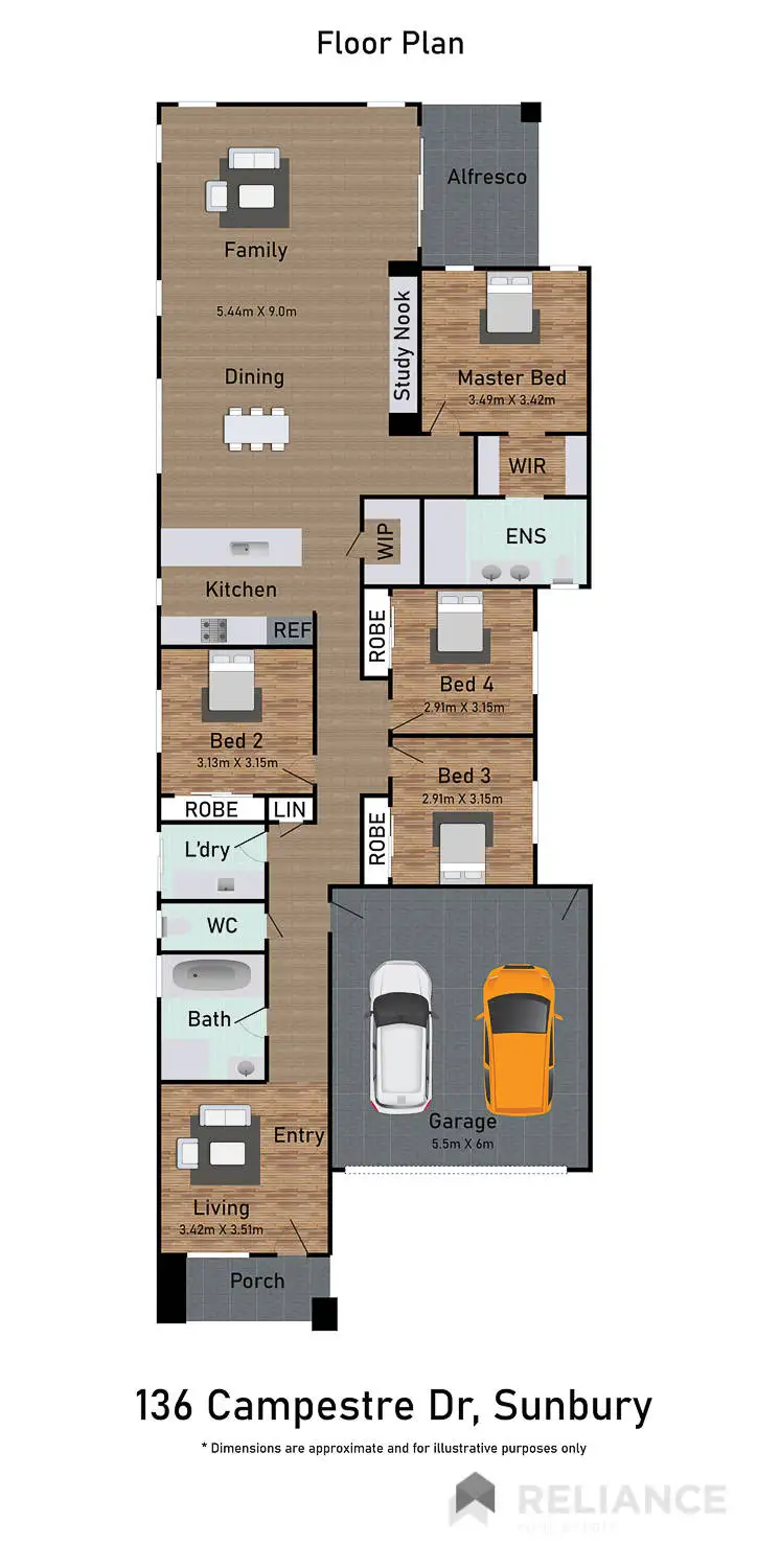 Floorplan of Homely land listing, 136 Campester Drive, Sunbury VIC 3429
