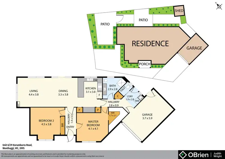 Floorplan of Homely townhouse listing, 6/29 Korumburra Road, Wonthaggi VIC 3995