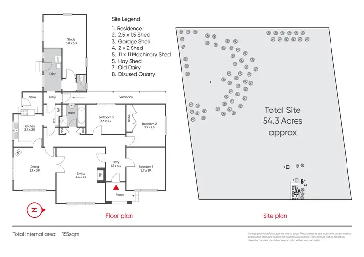 Floorplan of Homely rural property listing, 365 Rokeby-Jindivick Road, Jindivick VIC 3818