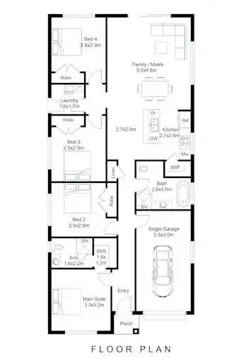 Floorplan of Homely house listing, Address available on request