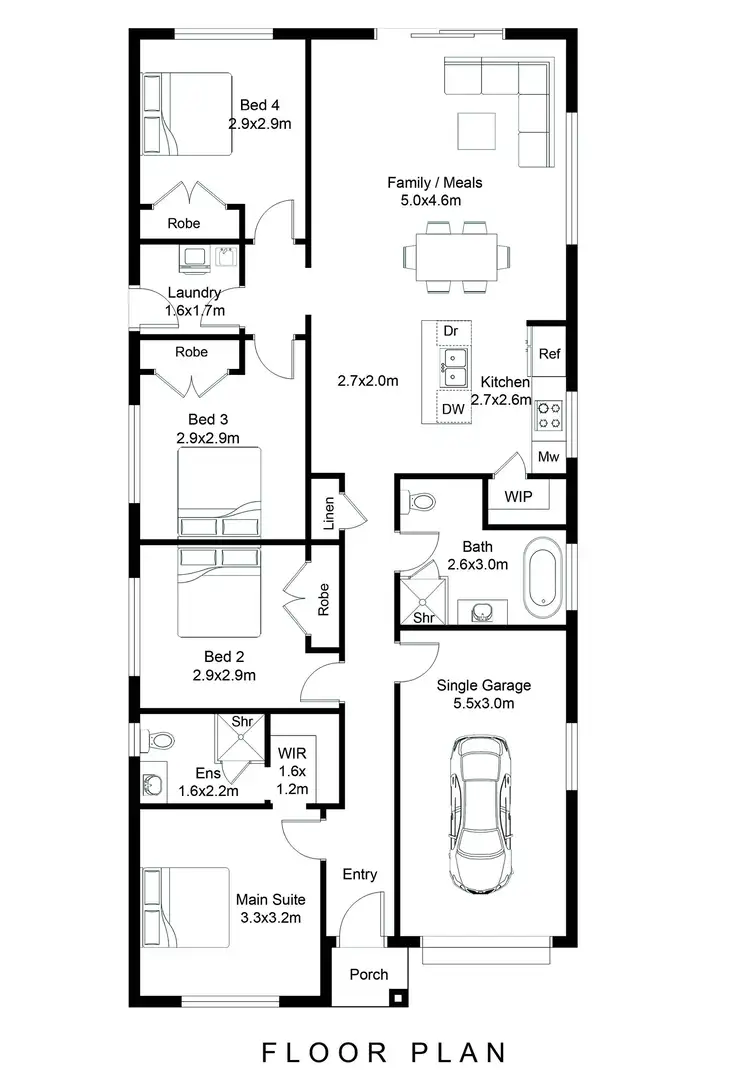 Floorplan of Homely house listing, Address available on request