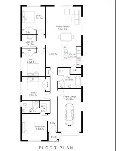 Floorplan of Homely house listing, Address available on request