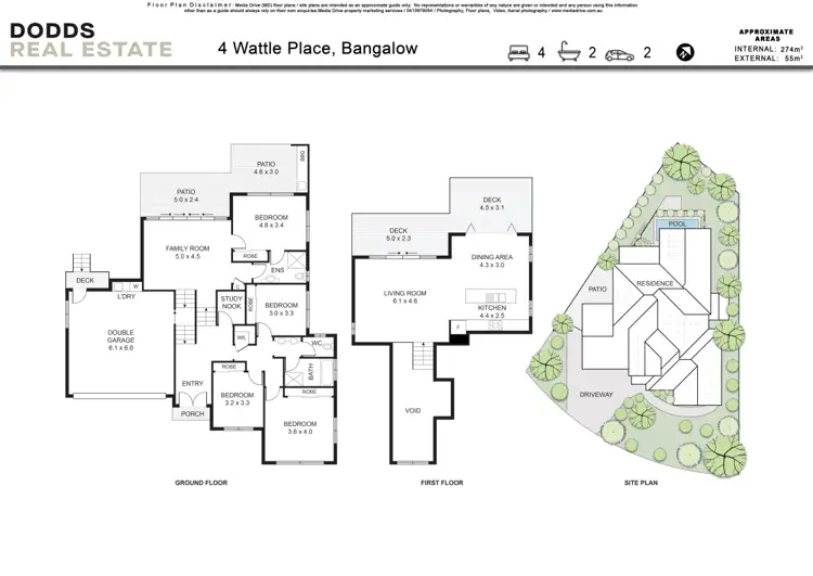 Floorplan of Homely house listing, 4 Wattle Place, Bangalow NSW 2479