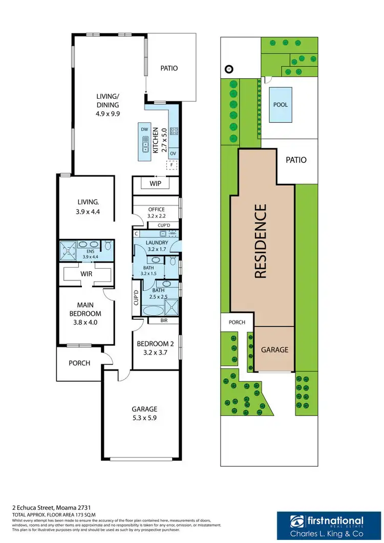 Floorplan of Homely house listing, 12B Echuca Street, Moama NSW 2731