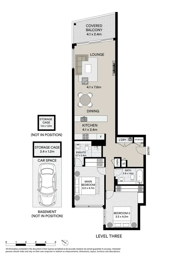 Floorplan of Homely apartment listing, 301/300 Pacific Highway, Crows Nest NSW 2065
