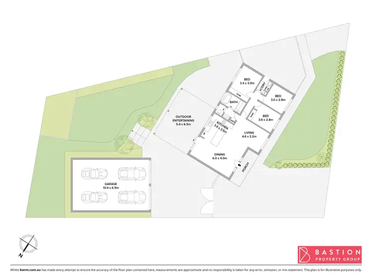 Floorplan of Homely house listing, 9 Freda Gibson Circuit, Theodore ACT 2905