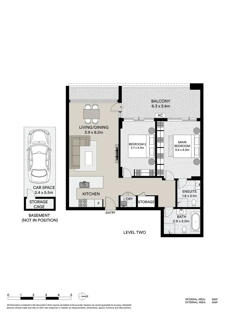 Floorplan of Homely apartment listing, 9/336 Rocky Point Road, Ramsgate NSW 2217
