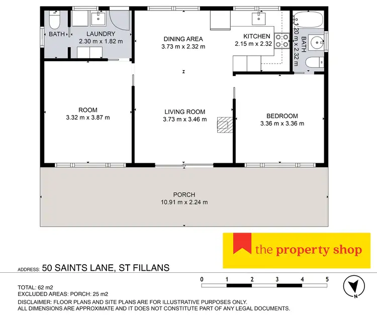 Floorplan of Homely rural property listing, 50 Saints Lane, Mudgee NSW 2850