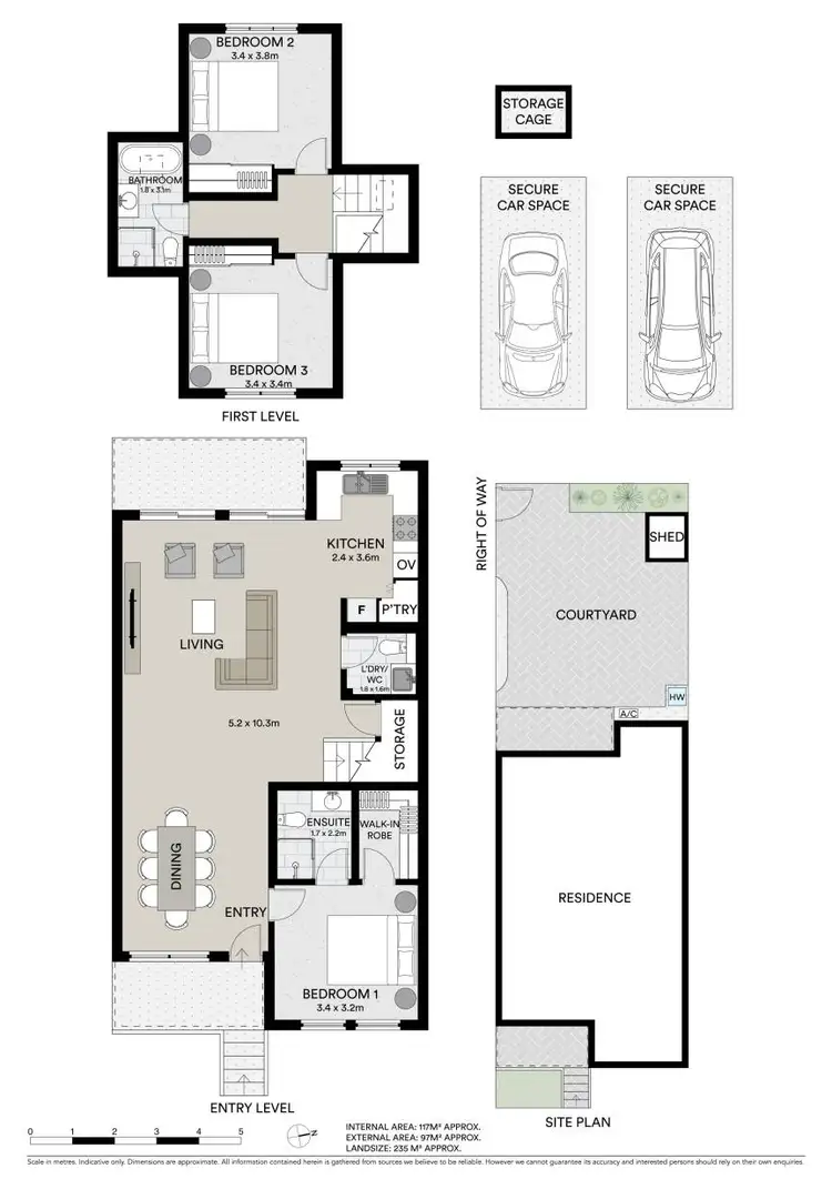 Floorplan of Homely townhouse listing, 3/5 Jersey Road, Strathfield NSW 2135