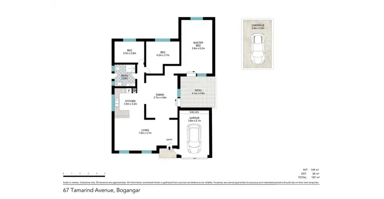 Floorplan of Homely house listing, 67 Tamarind Avenue, Bogangar NSW 2488