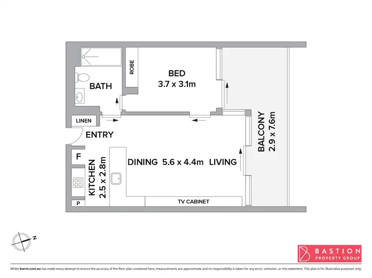 Floorplan of Homely unit listing, 24/43 Constitution Avenue, Reid ACT 2612