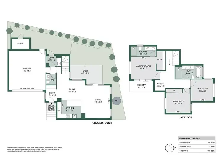Floorplan of Homely townhouse listing, 3/369 Thompsons Road, Templestowe Lower VIC 3107