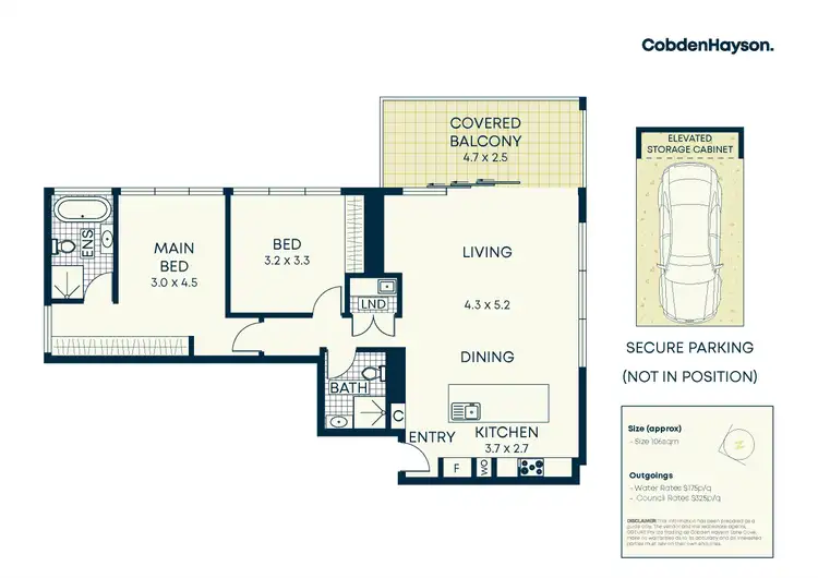 Floorplan of Homely unit listing, 1701/35 Oxford Street, Epping NSW 2121