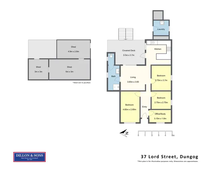 Floorplan of Homely house listing, 37 Lord Street, Dungog NSW 2420