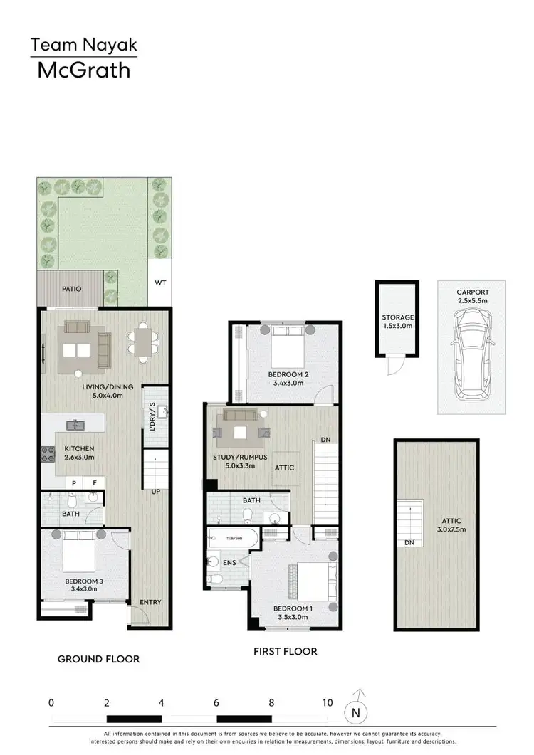 Floorplan of Homely townhouse listing, 3/25 Tungarra Road, Girraween NSW 2145