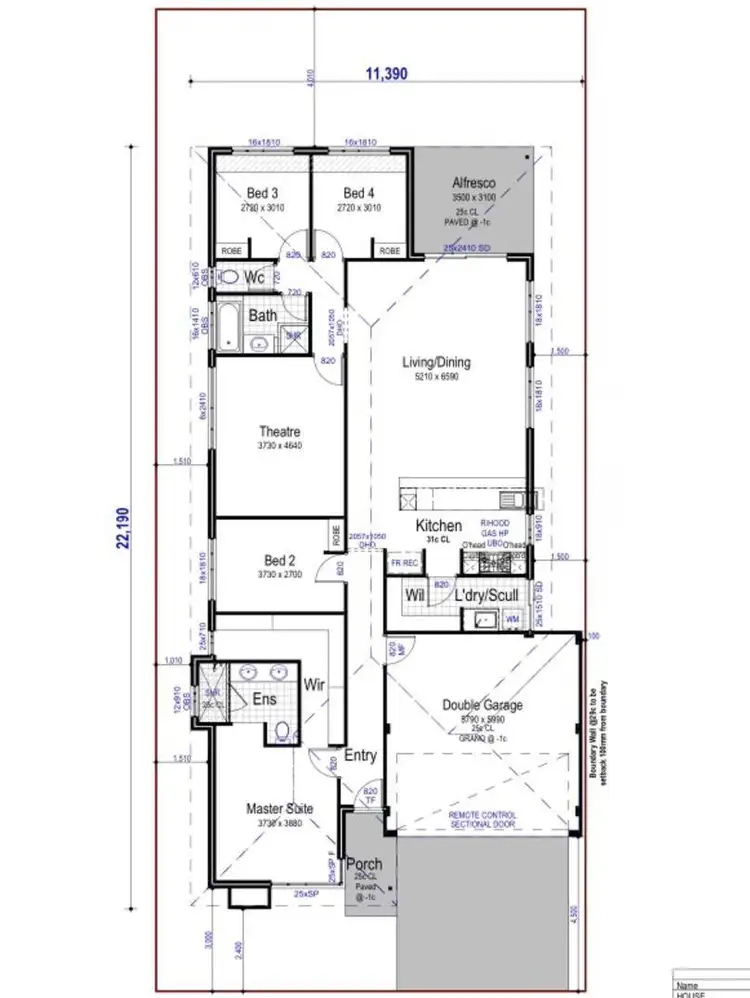 Floorplan of Homely house listing, 24 Vivacity Street, Hilbert WA 6112