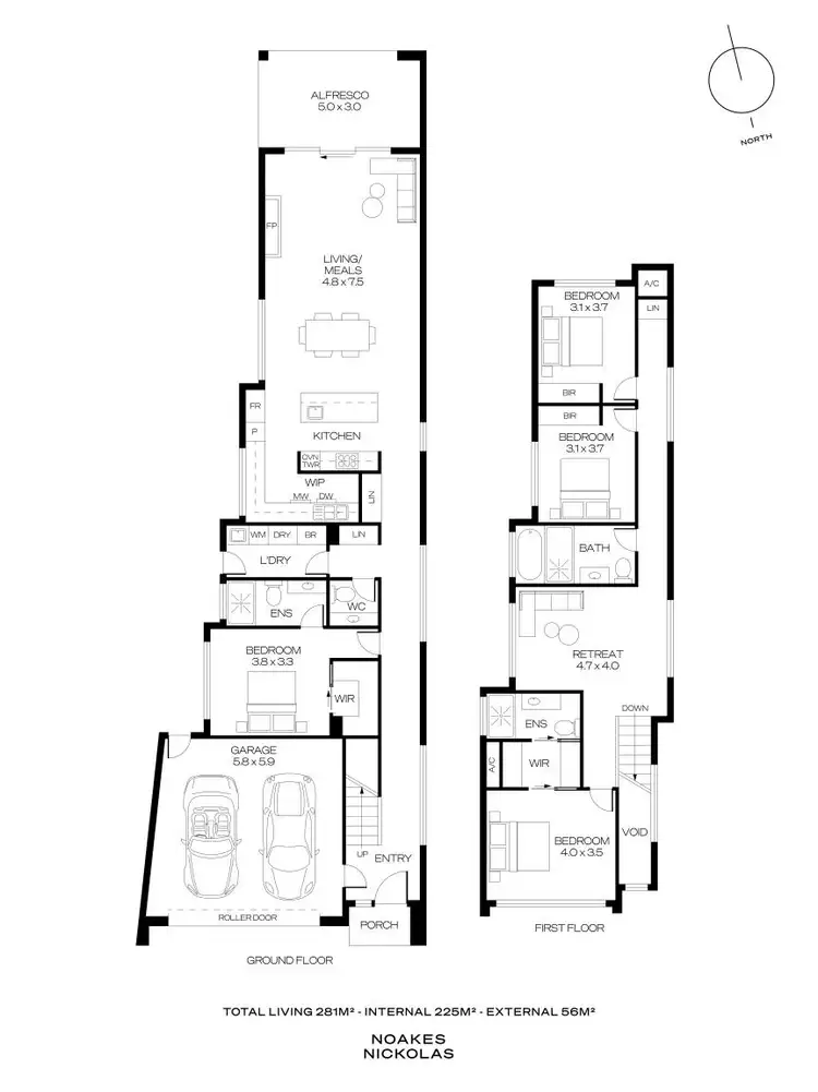 Floorplan of Homely house listing, 1A Coral Sea Road, Fulham SA 5024