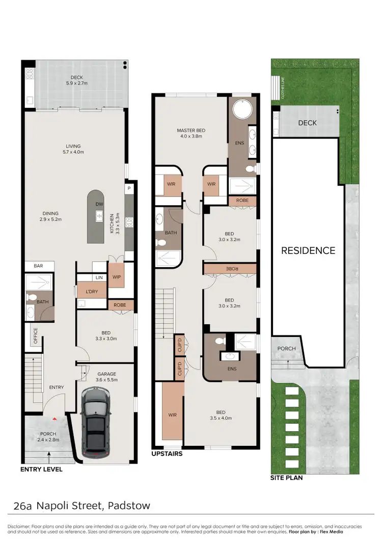 Floorplan of Homely semi-detached listing, 26a Napoli Street, Padstow NSW 2211