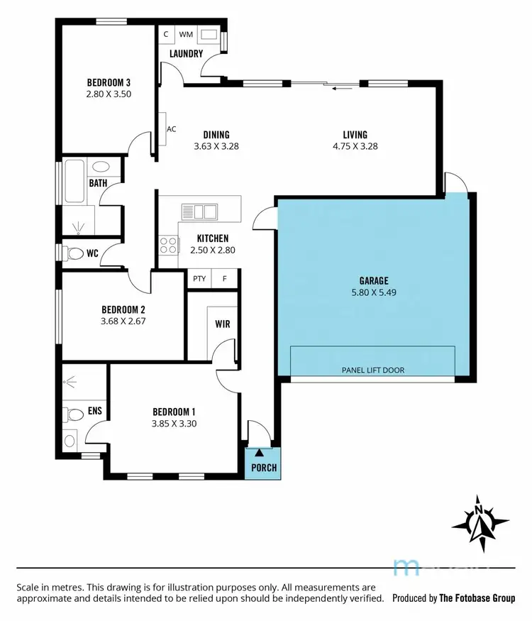 Floorplan of Homely house listing, 3 Acacia Road, Morphett Vale SA 5162