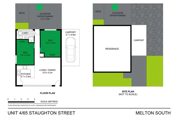 Floorplan of Homely unit listing, 4/63-65 Staughton Street, Melton South VIC 3338