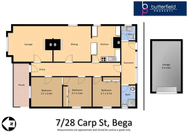 Floorplan of Homely house listing, 7/28 Carp Street, Bega NSW 2550