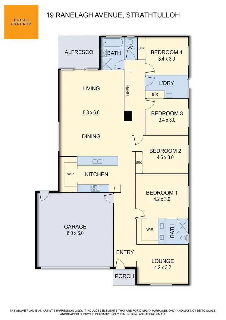 Floorplan of Homely house listing, 19 Ranelagh Avenue, Strathtulloh VIC 3338