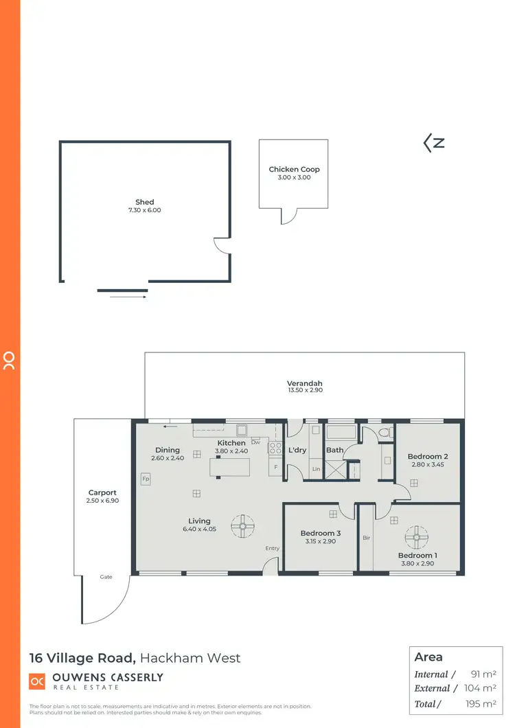 Floorplan of Homely house listing, 16 Village Road, Hackham West SA 5163