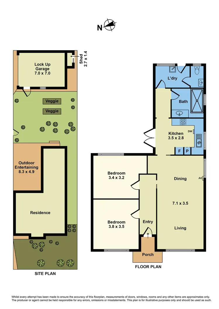 Floorplan of Homely house listing, 1/22 North Street, Ardeer VIC 3022