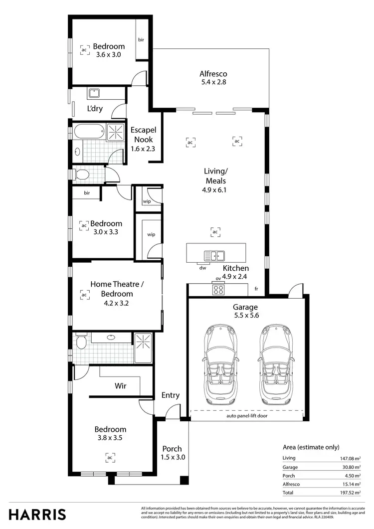 Floorplan of Homely house listing, 10 Telowie Avenue, Blakeview SA 5114