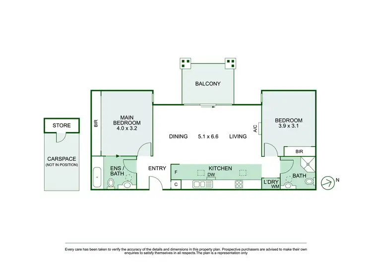 Floorplan of Homely apartment listing, 15/327 Dandenong Road, Prahran VIC 3181