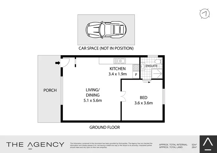 Floorplan of Homely unit listing, 9/36 Sandy Beach Road, Korora NSW 2450
