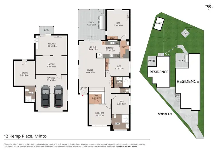 Floorplan of Homely house listing, 12 Kemp Place, Minto NSW 2566
