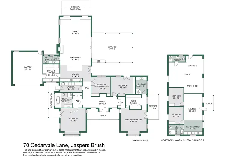 Floorplan of Homely house listing, 70 Cedarvale Lane, Jaspers Brush NSW 2535