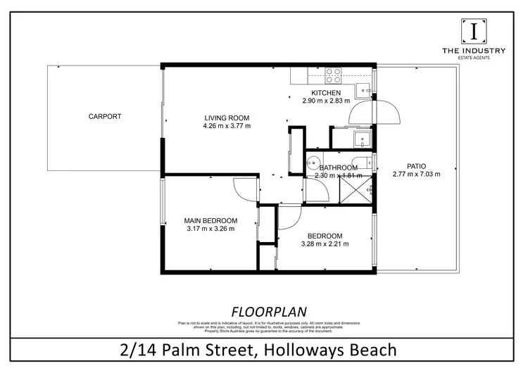 Floorplan of Homely house listing, 2/14 Palm Street, Holloways Beach QLD 4878