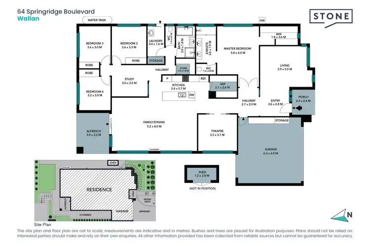 Floorplan of Homely house listing, 64 Springridge Boulevard, Wallan VIC 3756