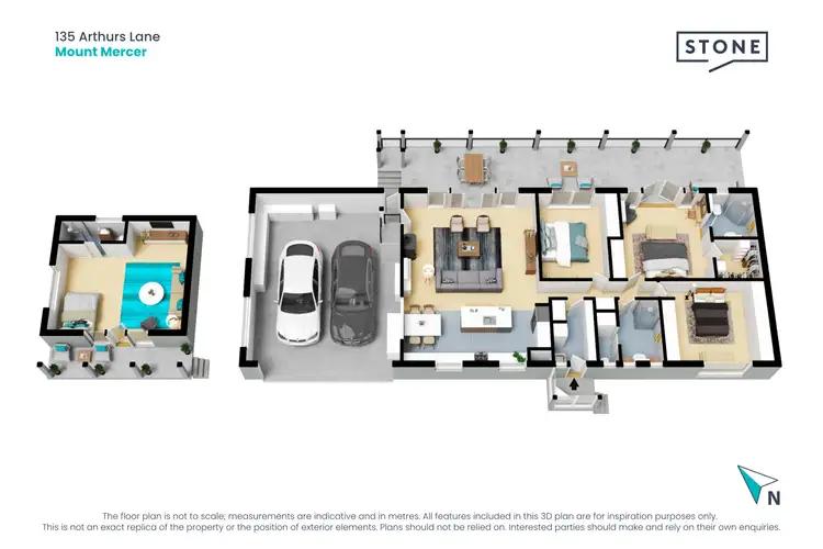 Floorplan of Homely house listing, 135 Arthurs Lane, Mount Mercer VIC 3352