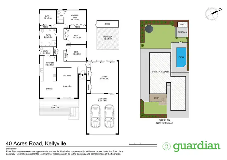 Floorplan of Homely house listing, 40 Acres Road, Kellyville NSW 2155