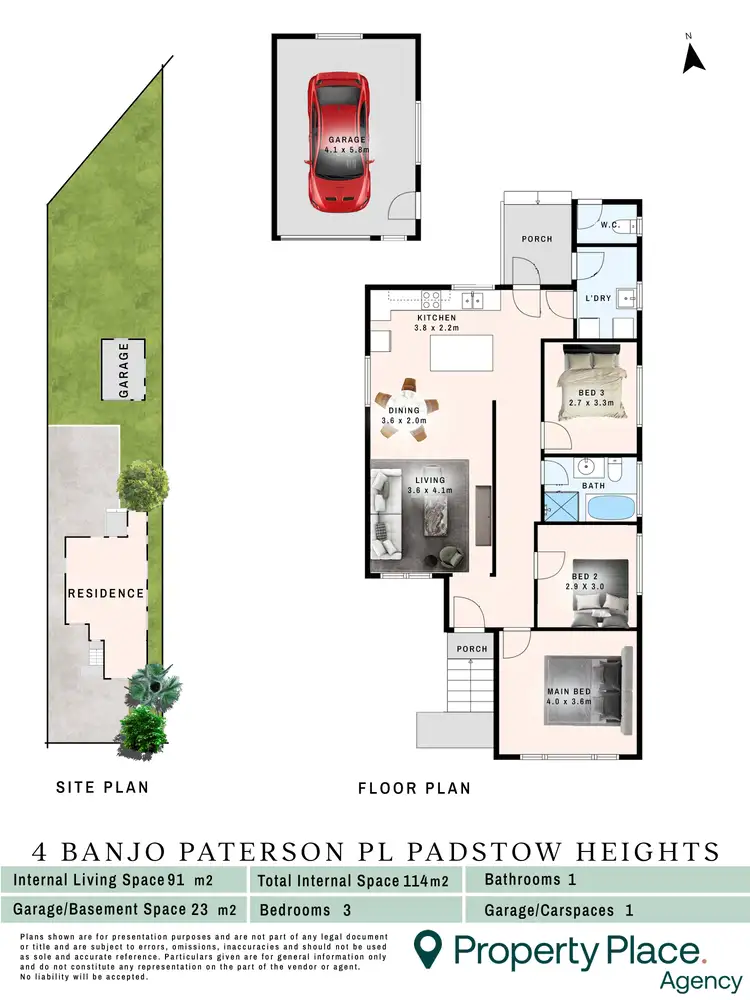 Floorplan of Homely house listing, 4 Banjo Paterson Place, Padstow Heights NSW 2211